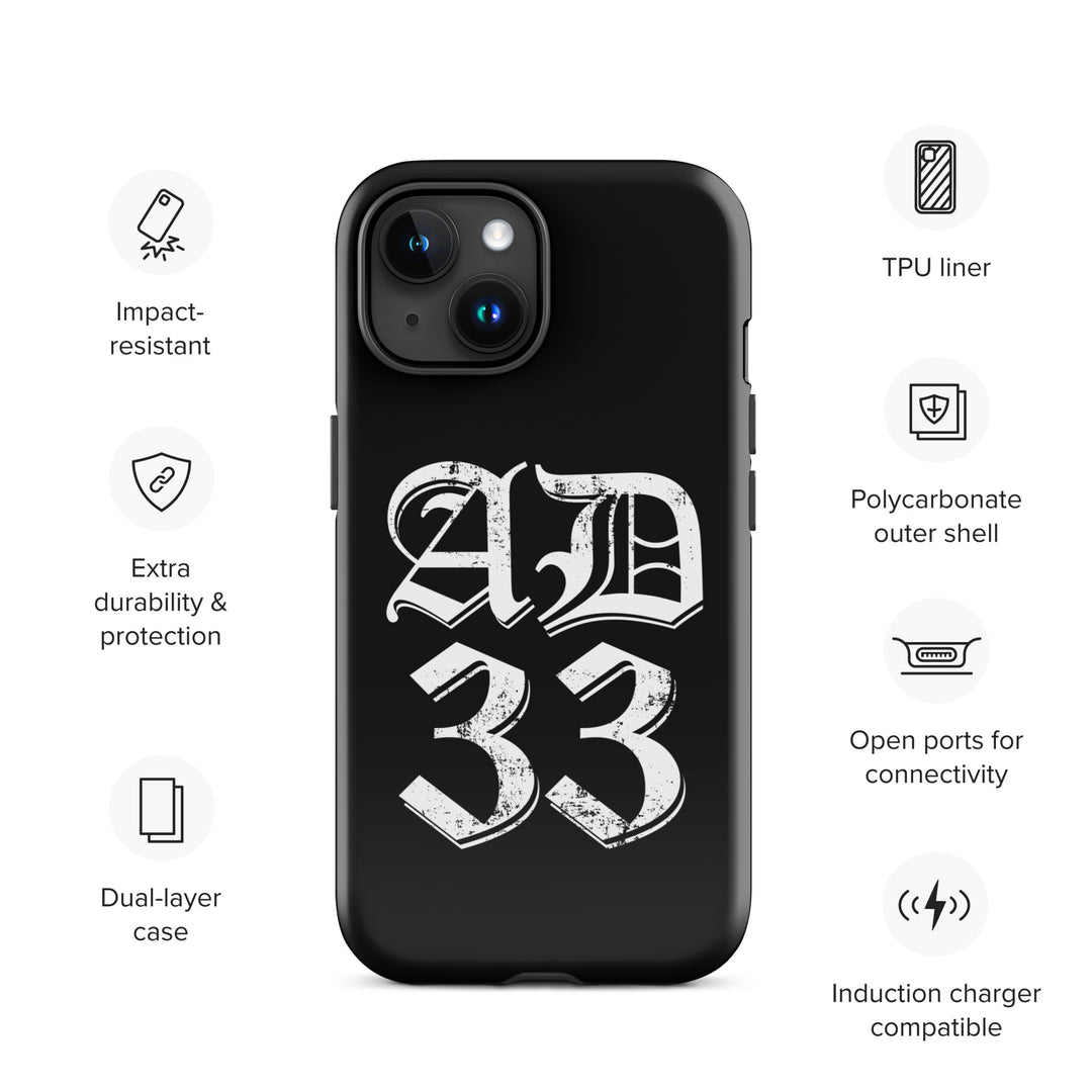 Christian Phone Case AD 33 Old English Black for iPhone® iPhone® Phone Cases   