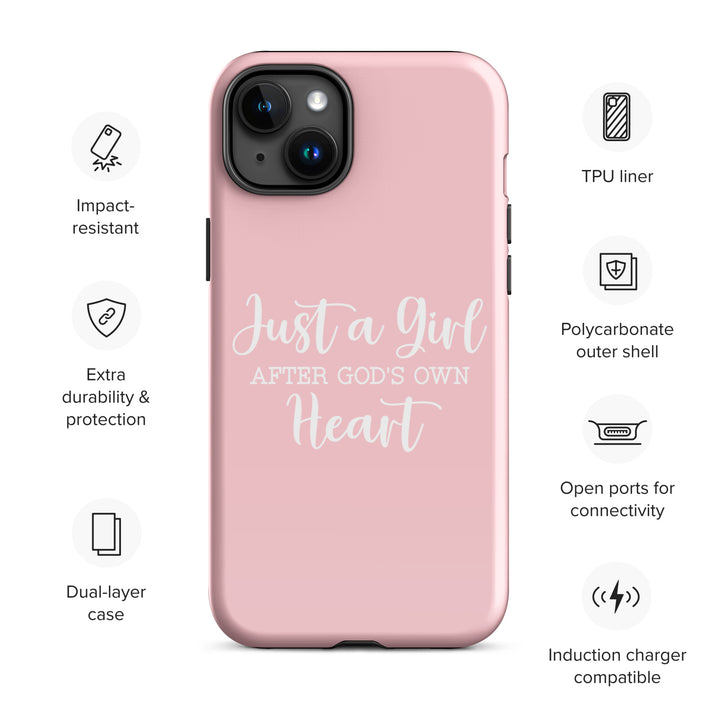 Christian Phone Case Girl After God's Heart for iPhone® iPhone® Phone Cases   