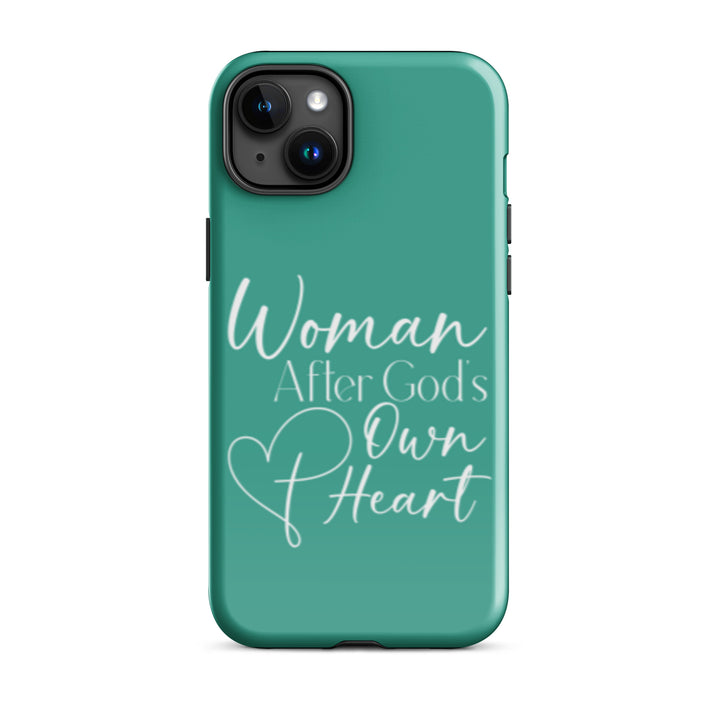 Christian Phone Case Woman After God's Heart for iPhone® iPhone® Phone Cases Glossy iPhone 15 Plus 