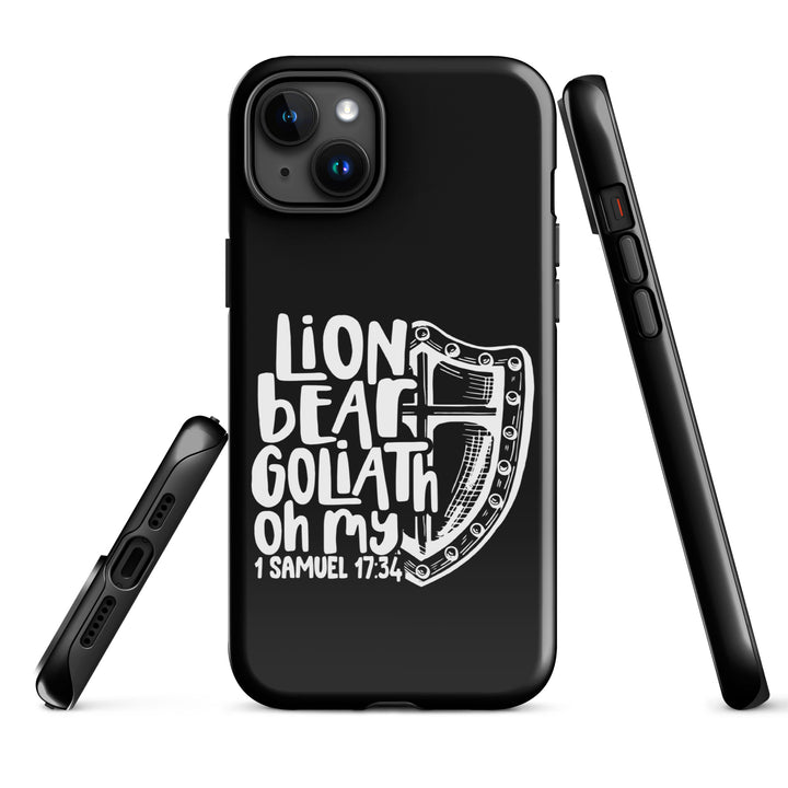 Christian Phone Case Lion Bear Goliath Oh My for iPhone® iPhone® Phone Cases   