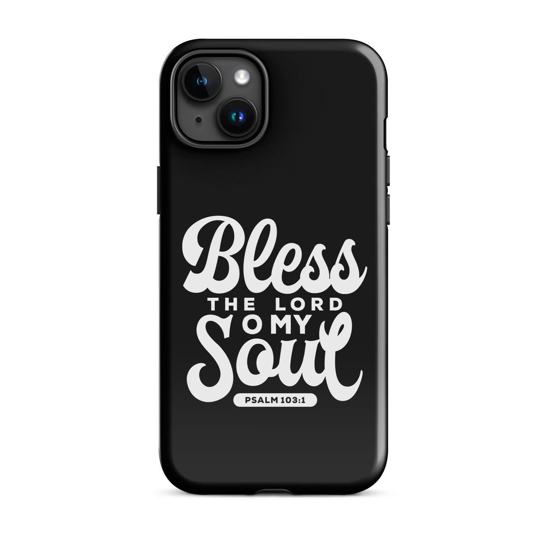 Christian Phone Case Bless The Lord Tough for iPhone® iPhone® Phone Cases Glossy iPhone 15 Plus 