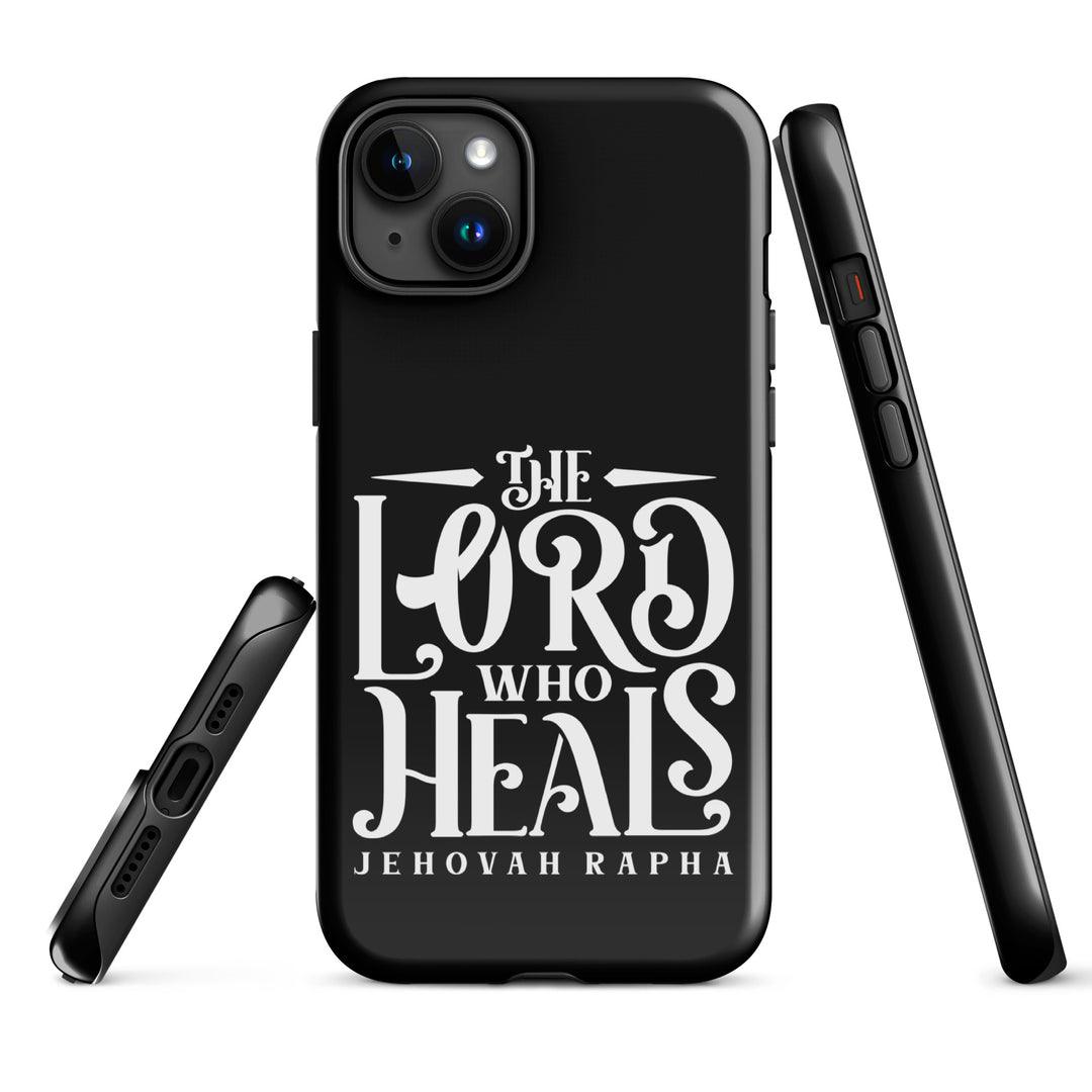 Christian Phone Case The Lord Who Heals Black for iPhone® iPhone® Phone Cases   