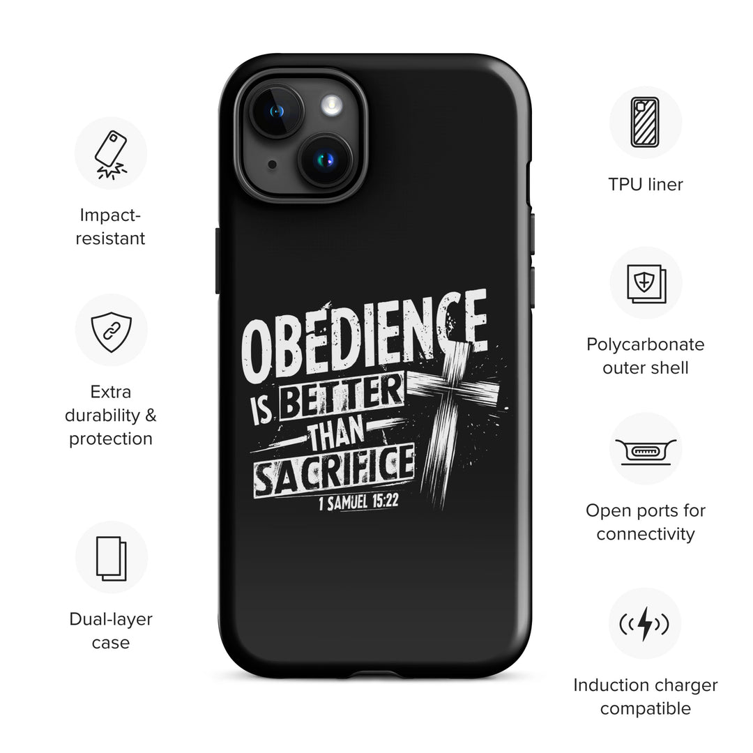 Christian Phone Case Obedience Is Better for iPhone® iPhone® Phone Cases   