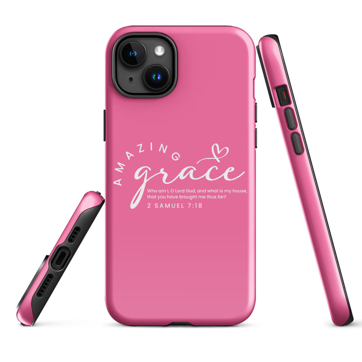 Christian Phone Case Amazing Grace Pink for iPhone® iPhone® Phone Cases   