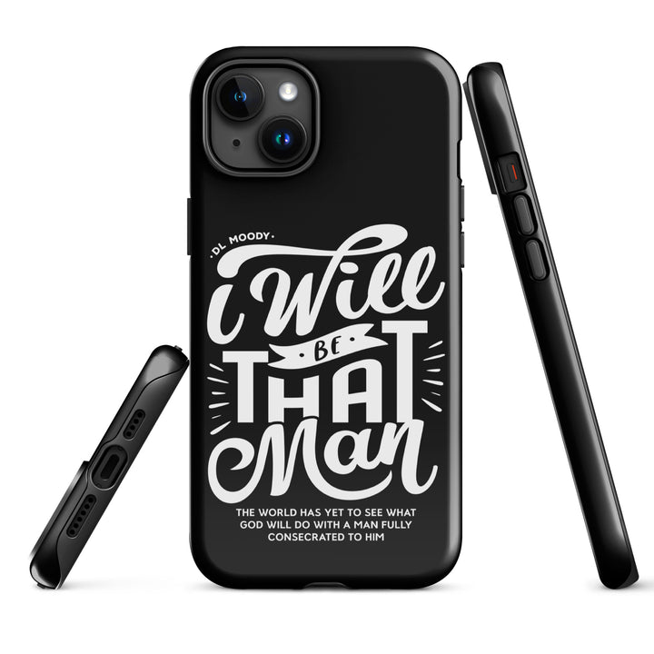 Christian Phone Case I Will Be That Man Black for iPhone® iPhone® Phone Cases   