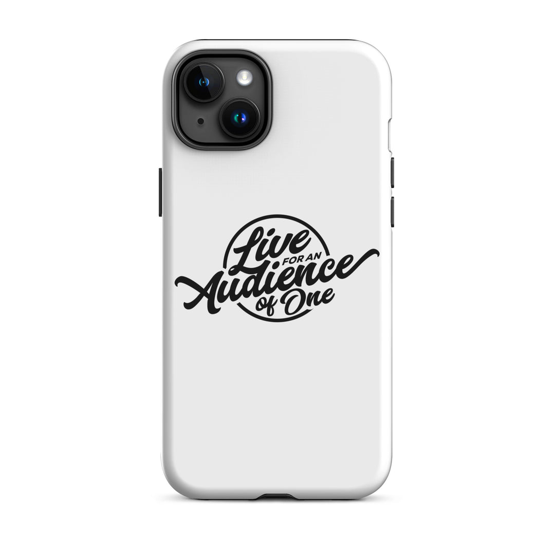 Christian Phone Case Audience of One White for iPhone® iPhone® Phone Cases Glossy iPhone 15 Plus 