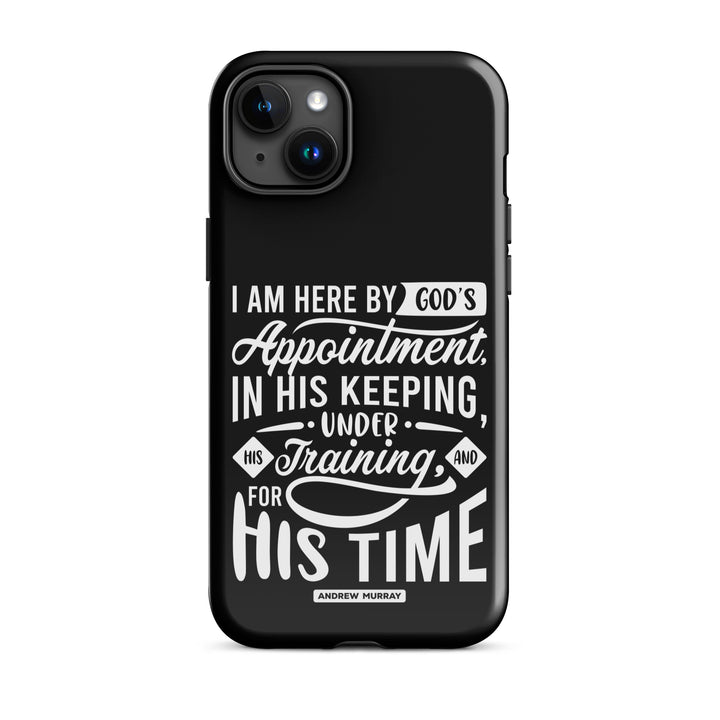 Christian Phone Case His Time Black for iPhone® iPhone® Phone Cases Glossy iPhone 15 Plus 