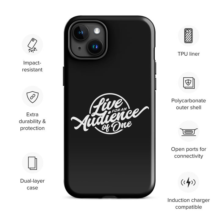 Christian Phone Case Audience of One Black for iPhone® iPhone® Phone Cases   