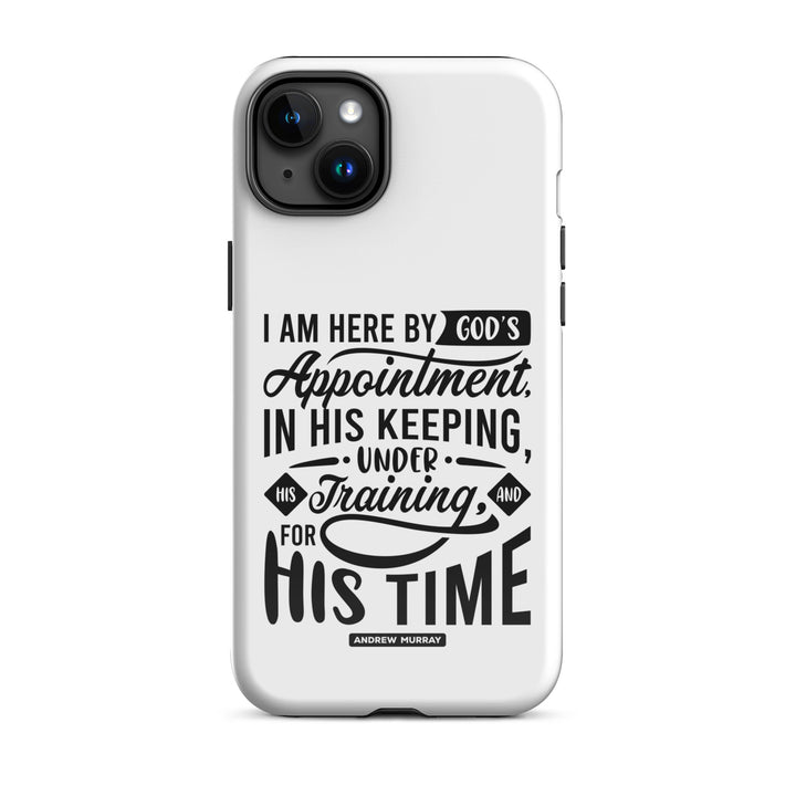 Christian Phone Case His Time White for iPhone® iPhone® Phone Cases Glossy iPhone 15 Plus 