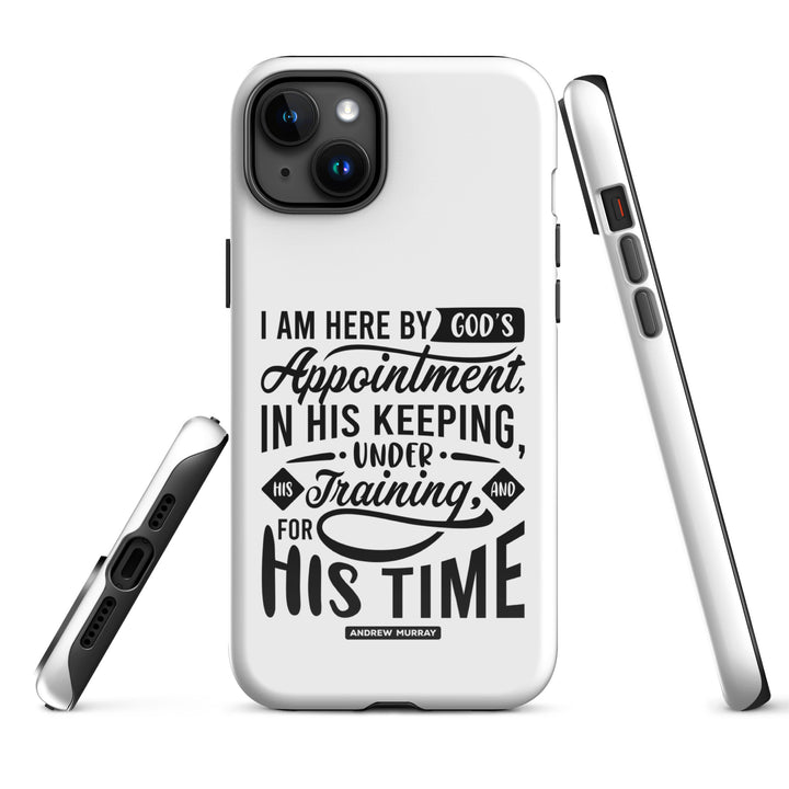 Christian Phone Case His Time White for iPhone® iPhone® Phone Cases   