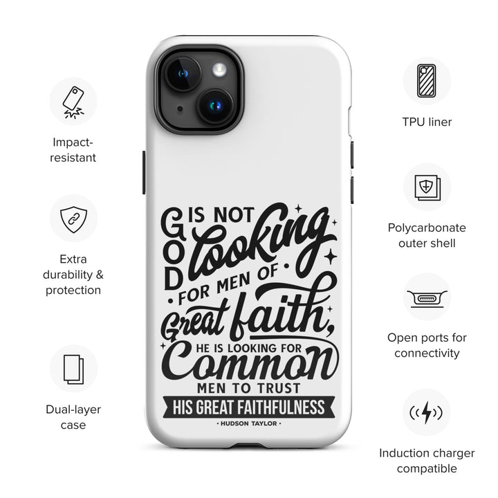 Christian Phone Case Common Men White for iPhone® iPhone® Phone Cases   