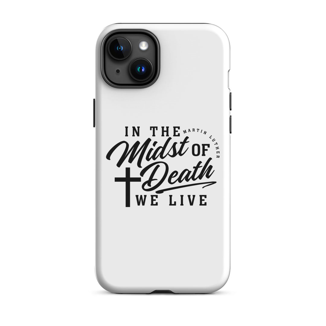 Christian Phone Case Midst of Death White for iPhone® iPhone® Phone Cases Glossy iPhone 15 Plus 