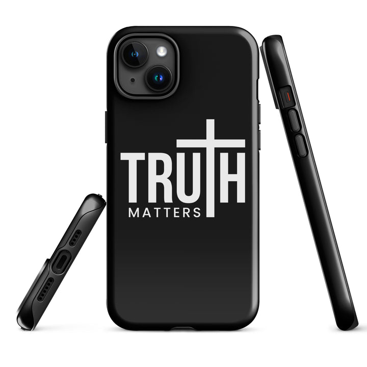 Christian Phone Case Truth Matters Black for iPhone® iPhone® Phone Cases   