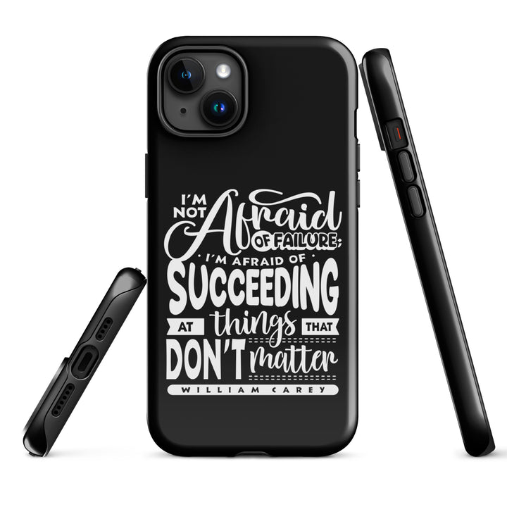 Christian Phone Case Things That Matter Black for iPhone® iPhone® Phone Cases   