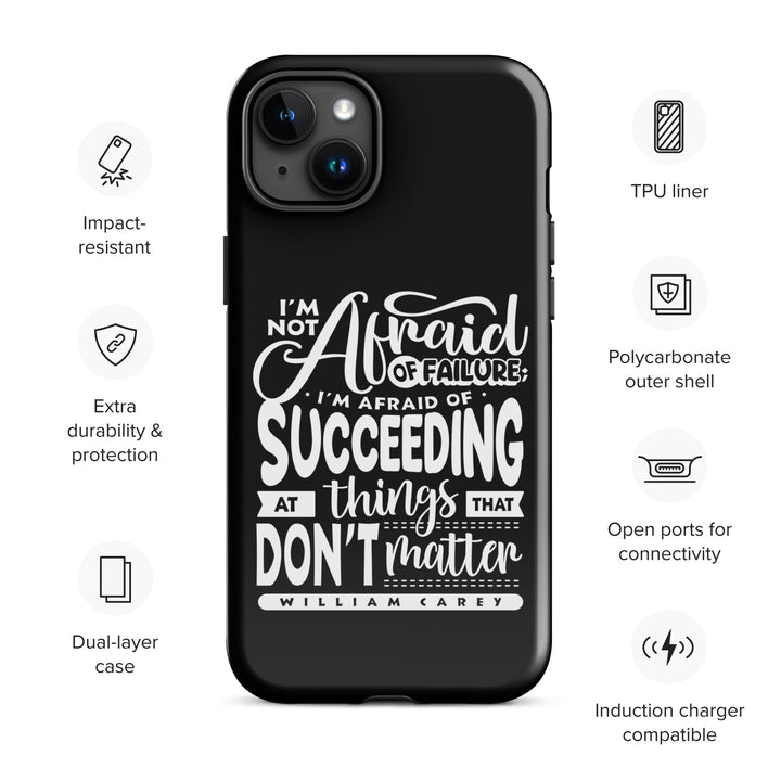 Christian Phone Case Things That Matter Black for iPhone® iPhone® Phone Cases   