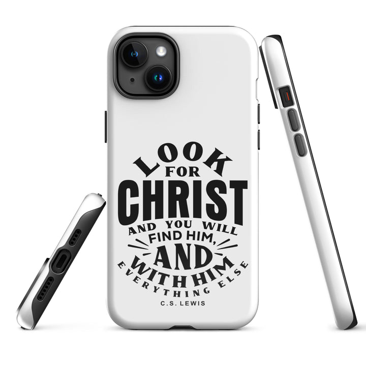 Christian Phone Case Look For Christ White for iPhone® iPhone® Phone Cases   