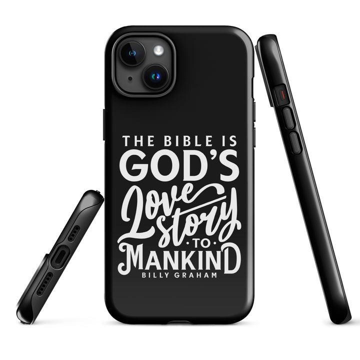 Christian Phone Case God's Love Story Black for iPhone® iPhone® Phone Cases   