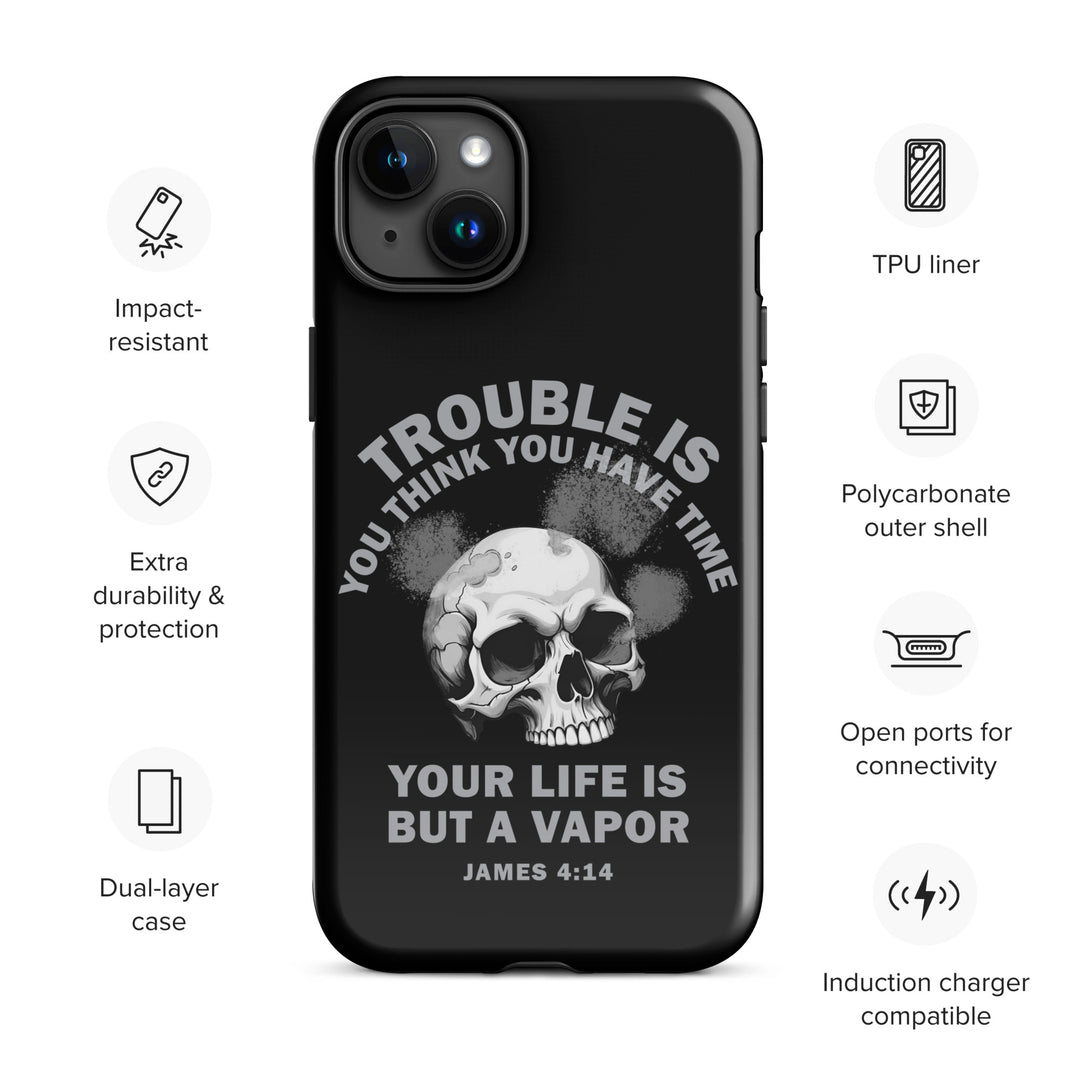 Christian Phone Case Life Is Vapor Black for iPhone® iPhone® Phone Cases   