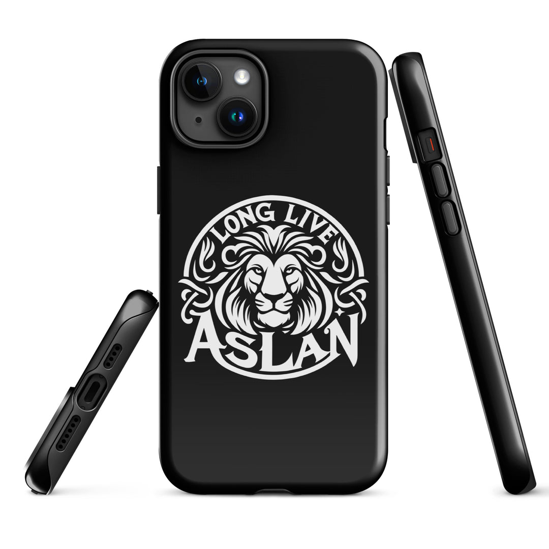 Christian Phone Case Long Live Aslan Black for iPhone® iPhone® Phone Cases   