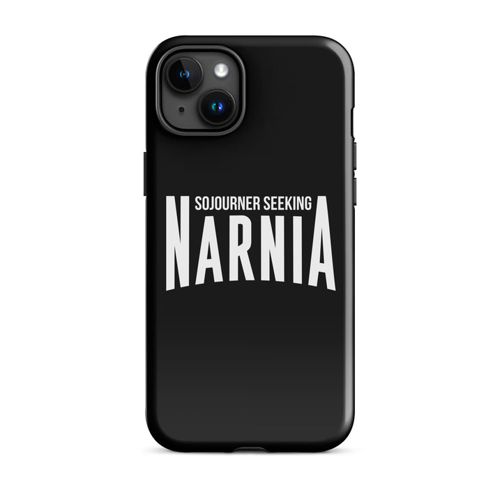 Christian Phone Case Sojourner Seeking Narnia Black for iPhone® iPhone® Phone Cases Glossy iPhone 15 Plus 