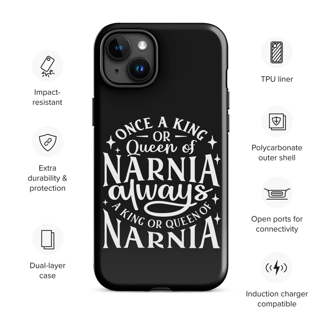 Christian Phone Case King or Queen Narnia Black for iPhone® iPhone® Phone Cases   