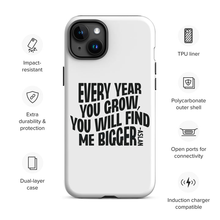 Christian Phone Case Every Year You Grow White  for iPhone® iPhone® Phone Cases   