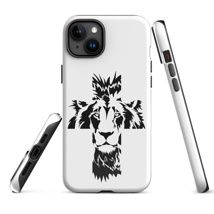 Christian Phone Case Aslan Cross White for iPhone® iPhone® Phone Cases   