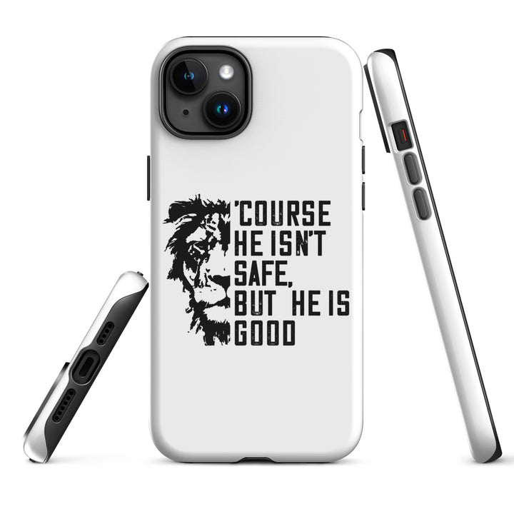 Christian Phone Case 'Course He Isn't Safe White for iPhone® iPhone® Phone Cases   