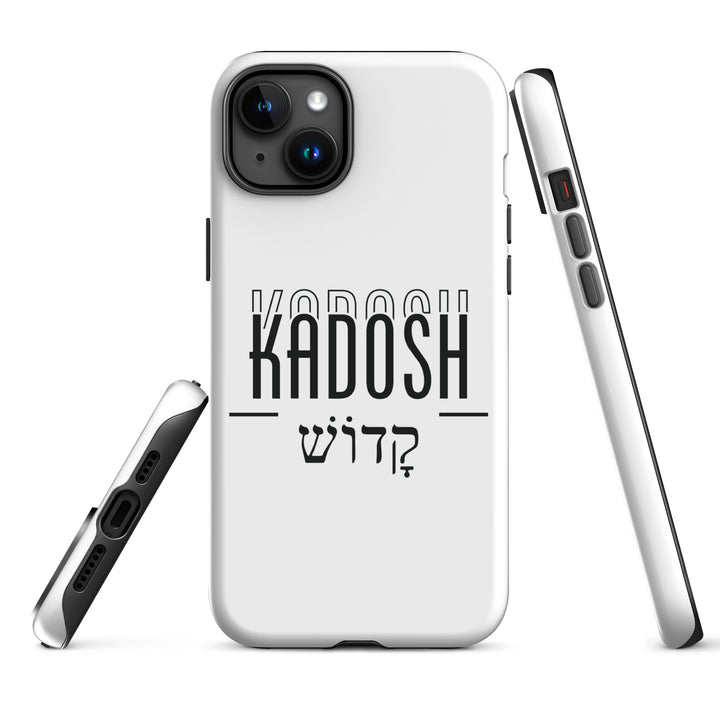 Christian Phone Case Kadosh Hebrew White for iPhone® iPhone® Phone Cases   