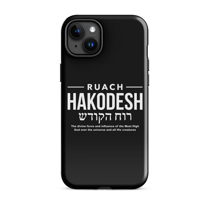 Christian Phone Case Ruach Hakodesh Divine Force for iPhone® iPhone® Phone Cases Glossy iPhone 15 Plus 