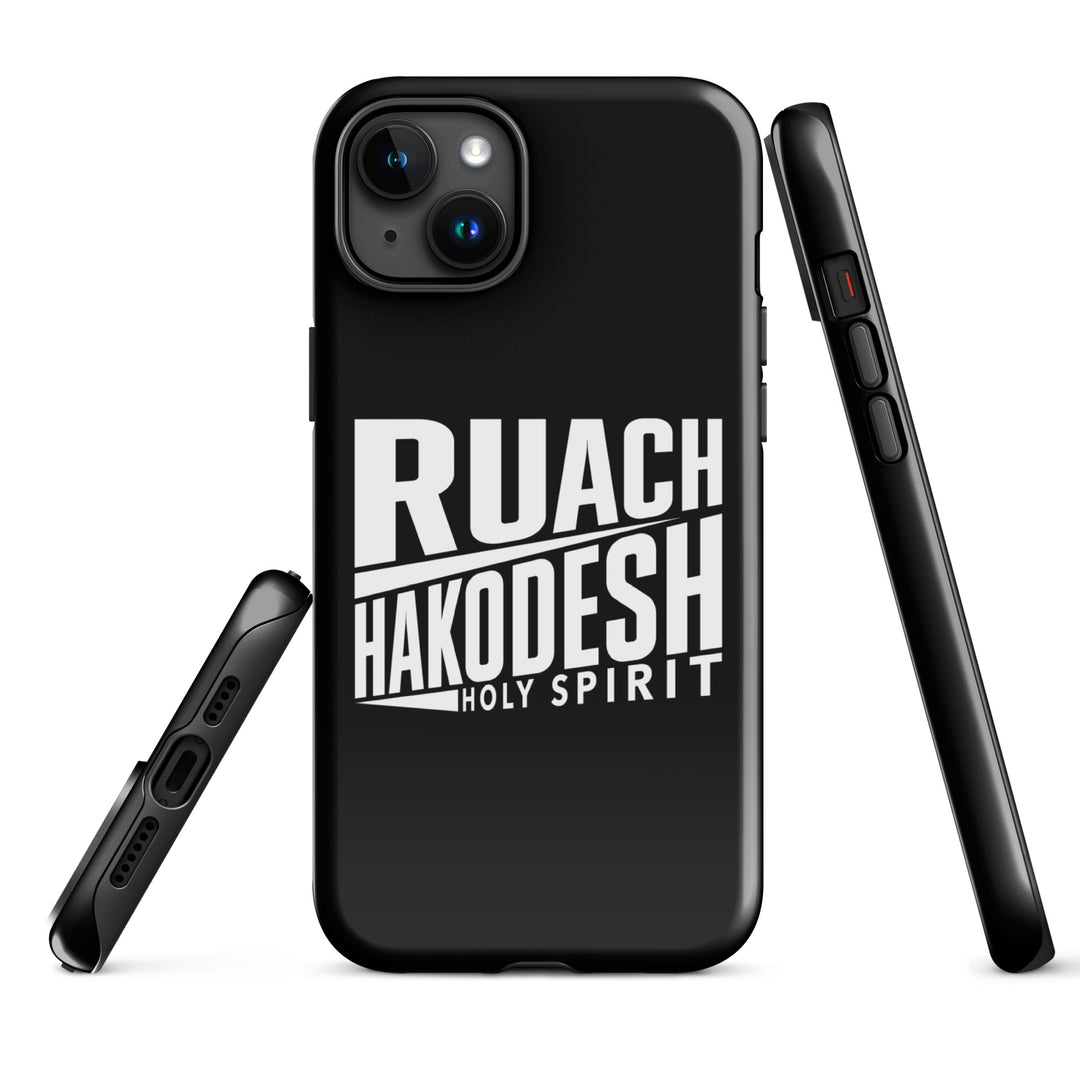 Christian Phone Case Ruach Hakodesh Holy Spirit Black for iPhone® iPhone® Phone Cases   