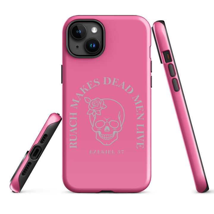 Christian Phone Case Ruach Makes Dead Men Live Pink for iPhone® iPhone® Phone Cases   