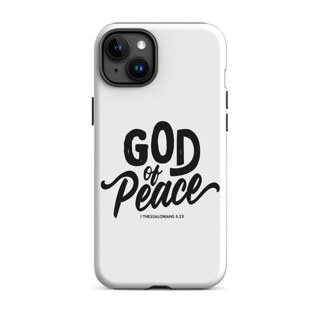 Christian Phone Case God of Peace White for iPhone® iPhone® Phone Cases Glossy iPhone 15 Plus 