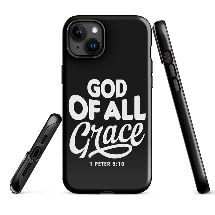 Christian Phone Case God of All Grace Black for iPhone® iPhone® Phone Cases   