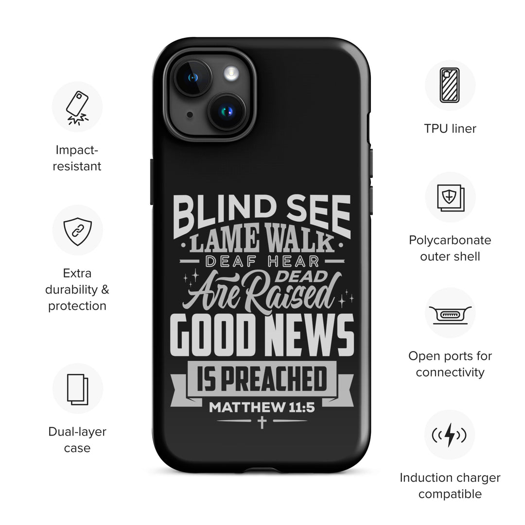 Christian Phone Case Go Tell John Black for iPhone® iPhone® Phone Cases   