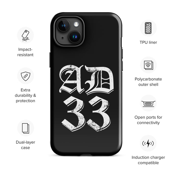 Christian Phone Case AD 33 Old English Black for iPhone® iPhone® Phone Cases   