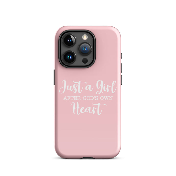 Christian Phone Case Girl After God's Heart for iPhone® iPhone® Phone Cases Glossy iPhone 15 Pro 