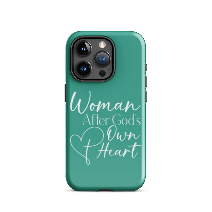 Christian Phone Case Woman After God's Heart for iPhone® iPhone® Phone Cases Glossy iPhone 15 Pro 