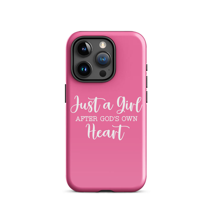 Christian Phone Case Girl After God's Heart for iPhone® iPhone® Phone Cases Glossy iPhone 15 Pro 