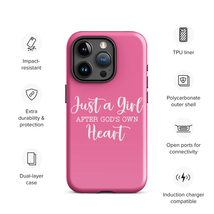 Christian Phone Case Girl After God's Heart for iPhone® iPhone® Phone Cases   