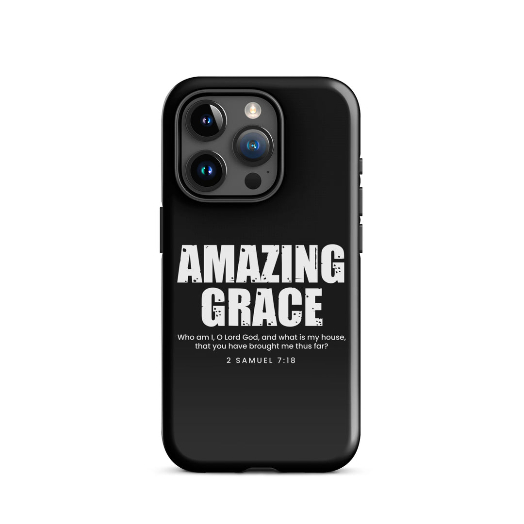 Christian Phone Case Amazing Grace for iPhone® iPhone® Phone Cases Glossy iPhone 15 Pro 