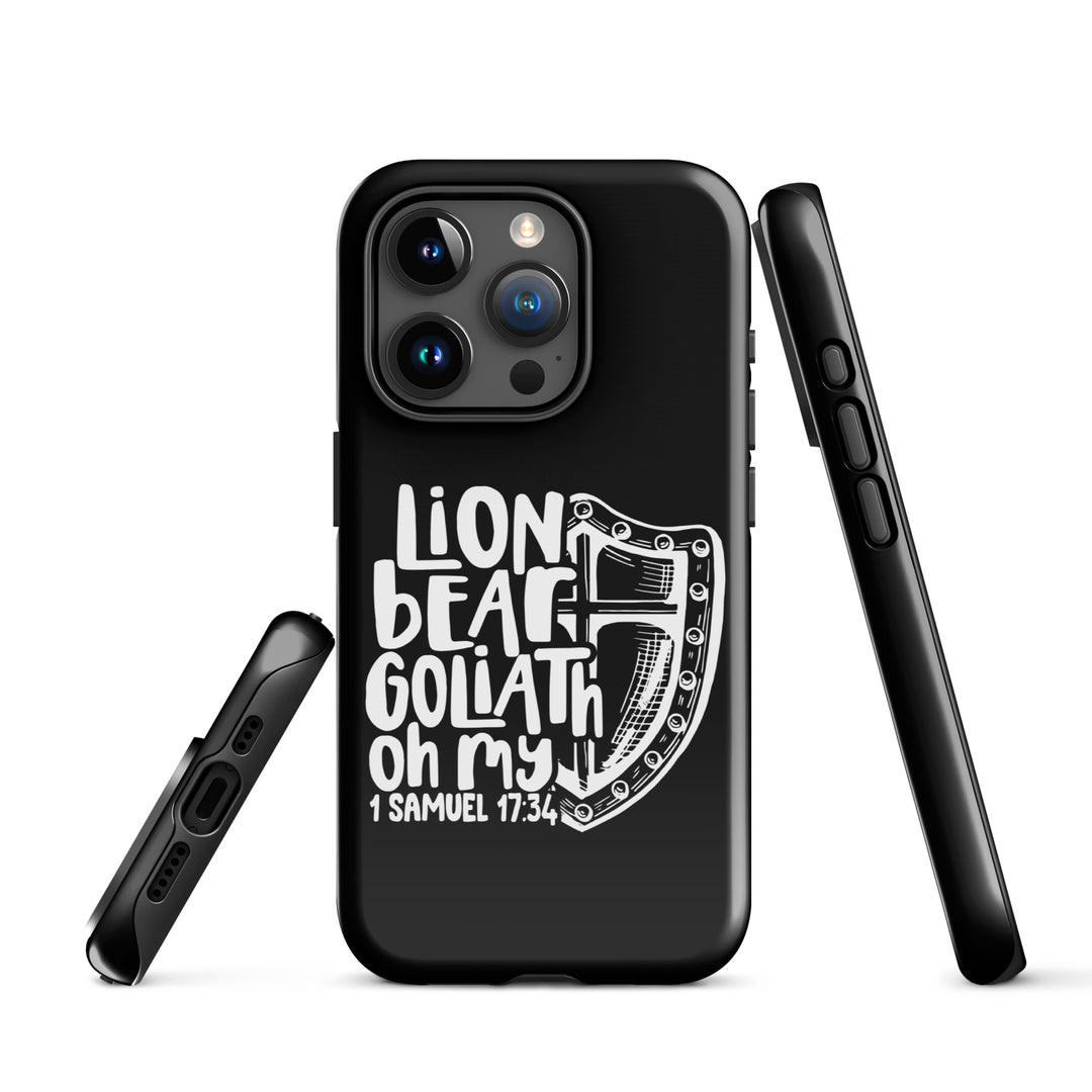 Christian Phone Case Lion Bear Goliath Oh My for iPhone® iPhone® Phone Cases   