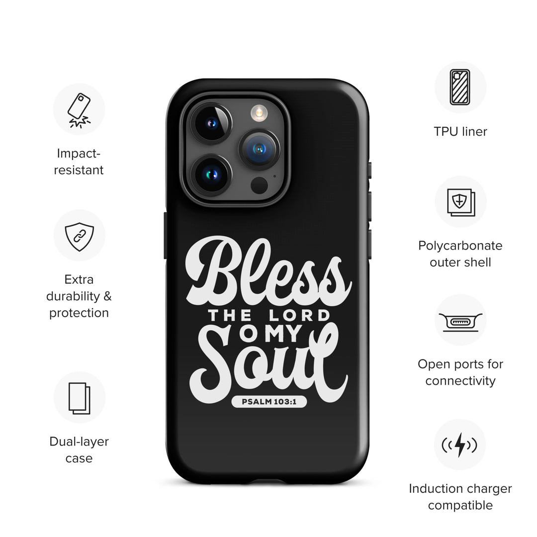 Christian Phone Case Bless The Lord Tough for iPhone® iPhone® Phone Cases   