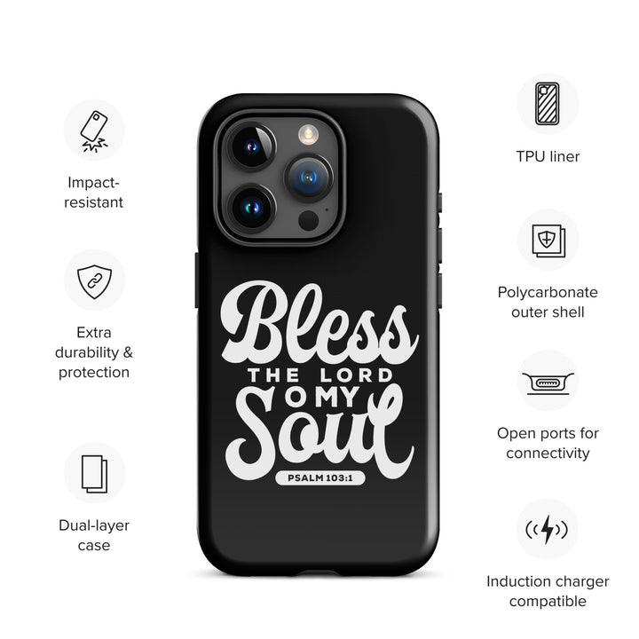 Christian Phone Case Bless The Lord Tough for iPhone® iPhone® Phone Cases   