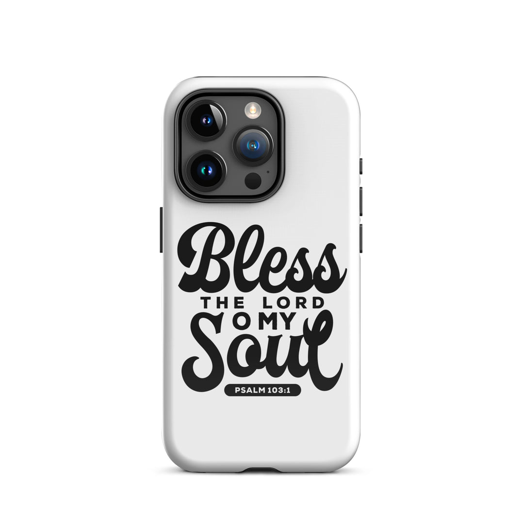 Christian Phone Case  Bless The Lord for iPhone® iPhone® Phone Cases Glossy iPhone 15 Pro 