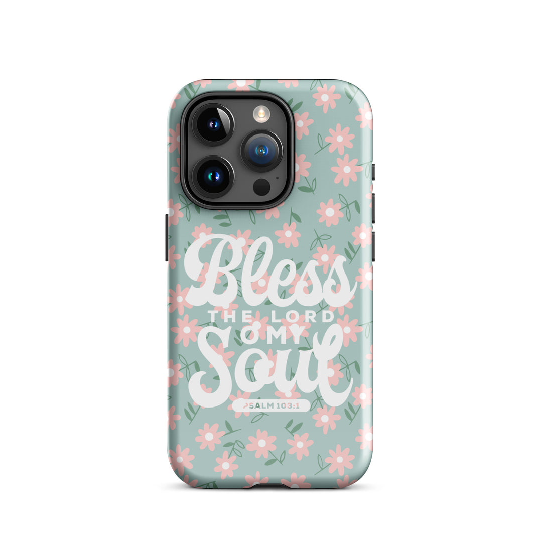 Christian Phone Case Bless The Lord Daisy for iPhone® iPhone® Phone Cases Glossy iPhone 15 Pro 