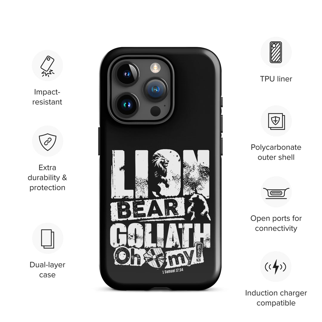 Christian Phone Case Lion Bear Goliath for iPhone® iPhone® Phone Cases   