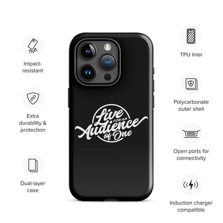 Christian Phone Case Audience of One Black for iPhone® iPhone® Phone Cases   