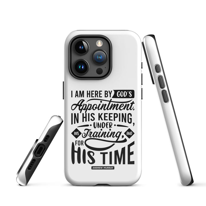 Christian Phone Case His Time White for iPhone® iPhone® Phone Cases   