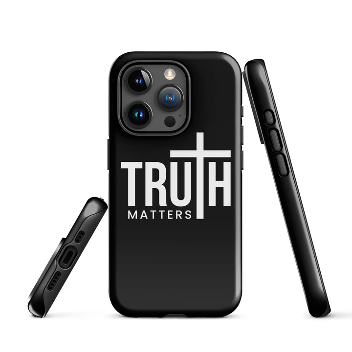 Christian Phone Case Truth Matters Black for iPhone® iPhone® Phone Cases   